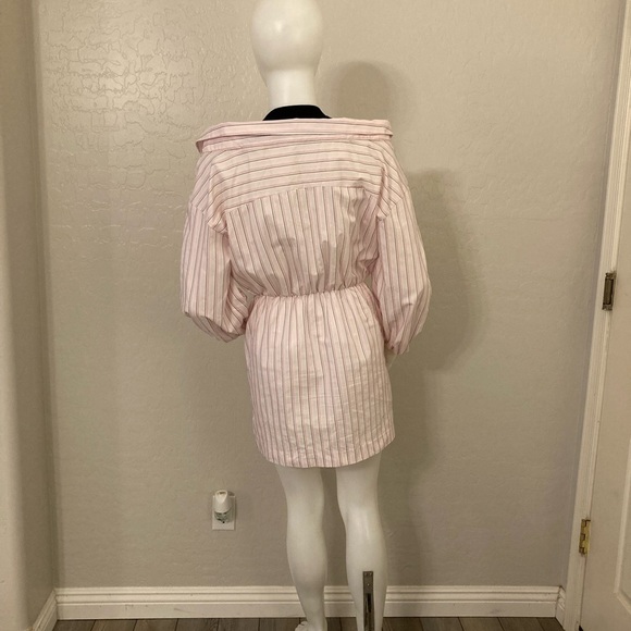 Maje Riavoli Layered Look Faux Wrap Dress Size 36 - Picture 11 of 16